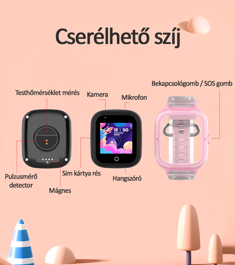 Wonlex KT23T-P cserélhető szíj